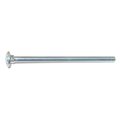 Midwest Fastener 1/4"-20 x 4" Zinc Plated Grade 2 / A307 Steel Coarse Thread Carriage Bolts 100PK 01061
